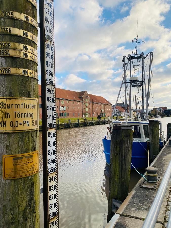 Gasthaus Hafenblick Tönning Esterno foto